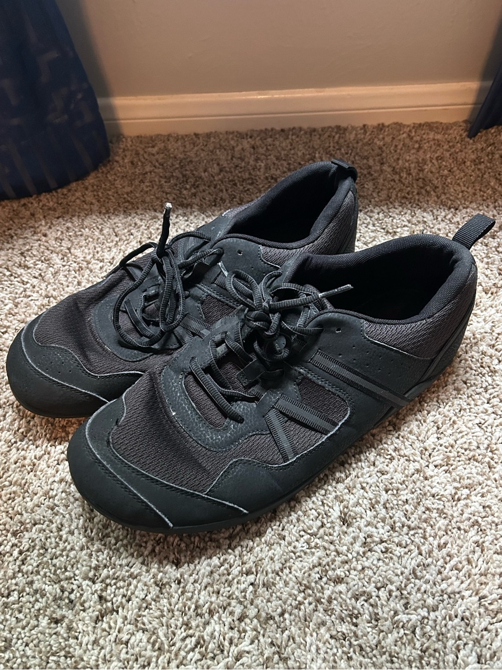 Xero Shoes Prio Mens Barefoot Running Shoes Black Minimalist Size 12 US